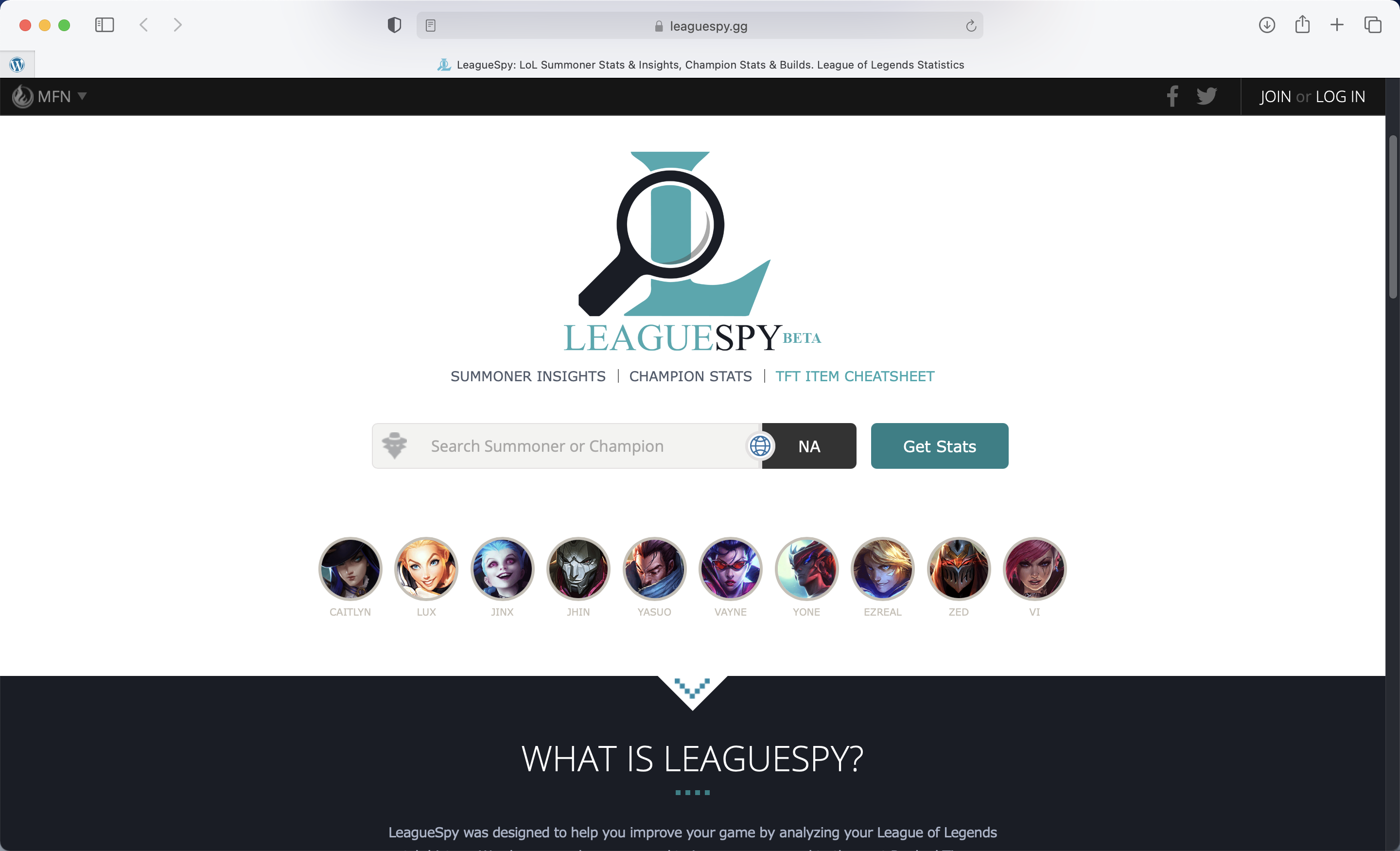 Leaguespy.net